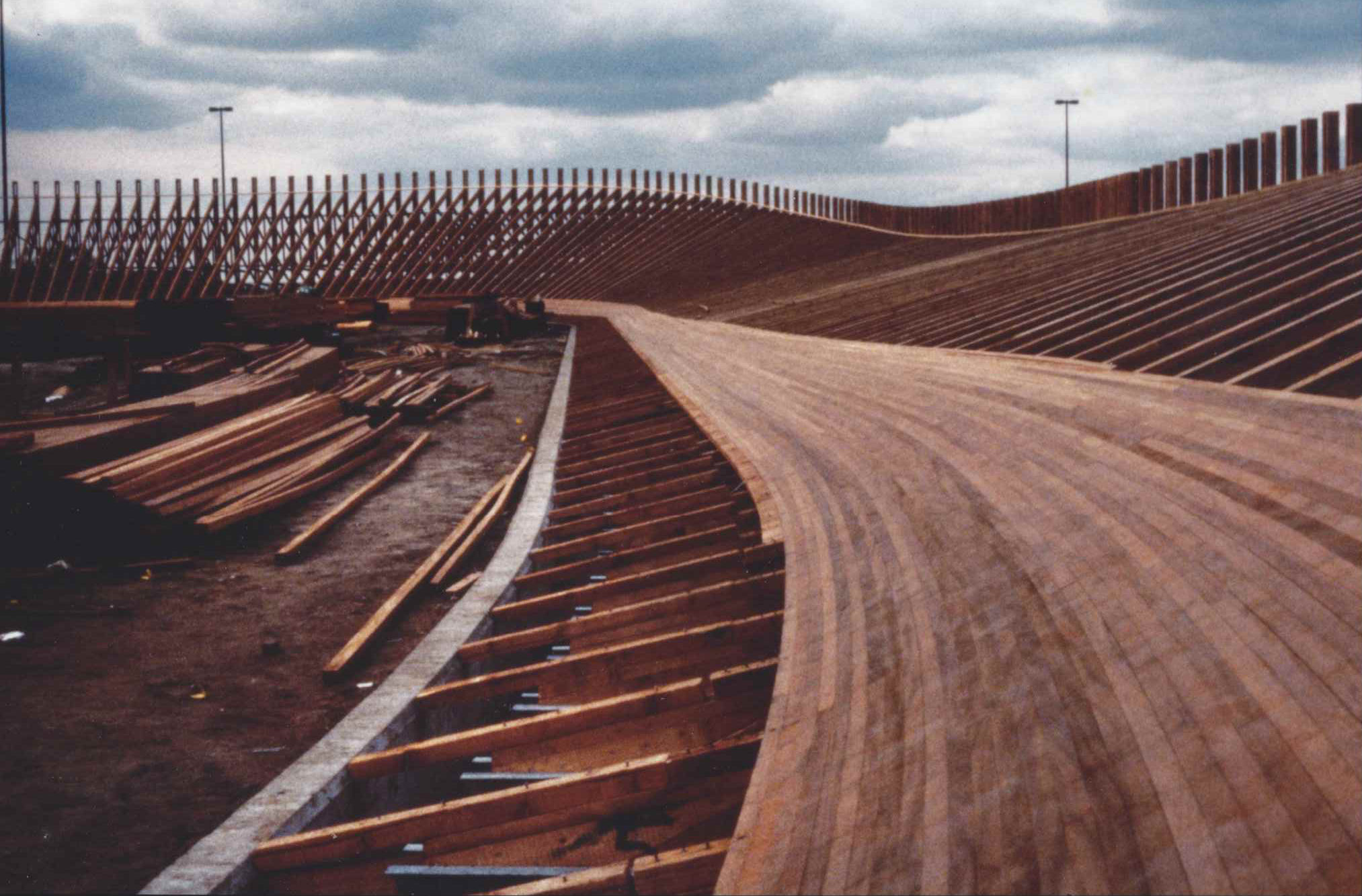nsc velodrome construction 1990 4