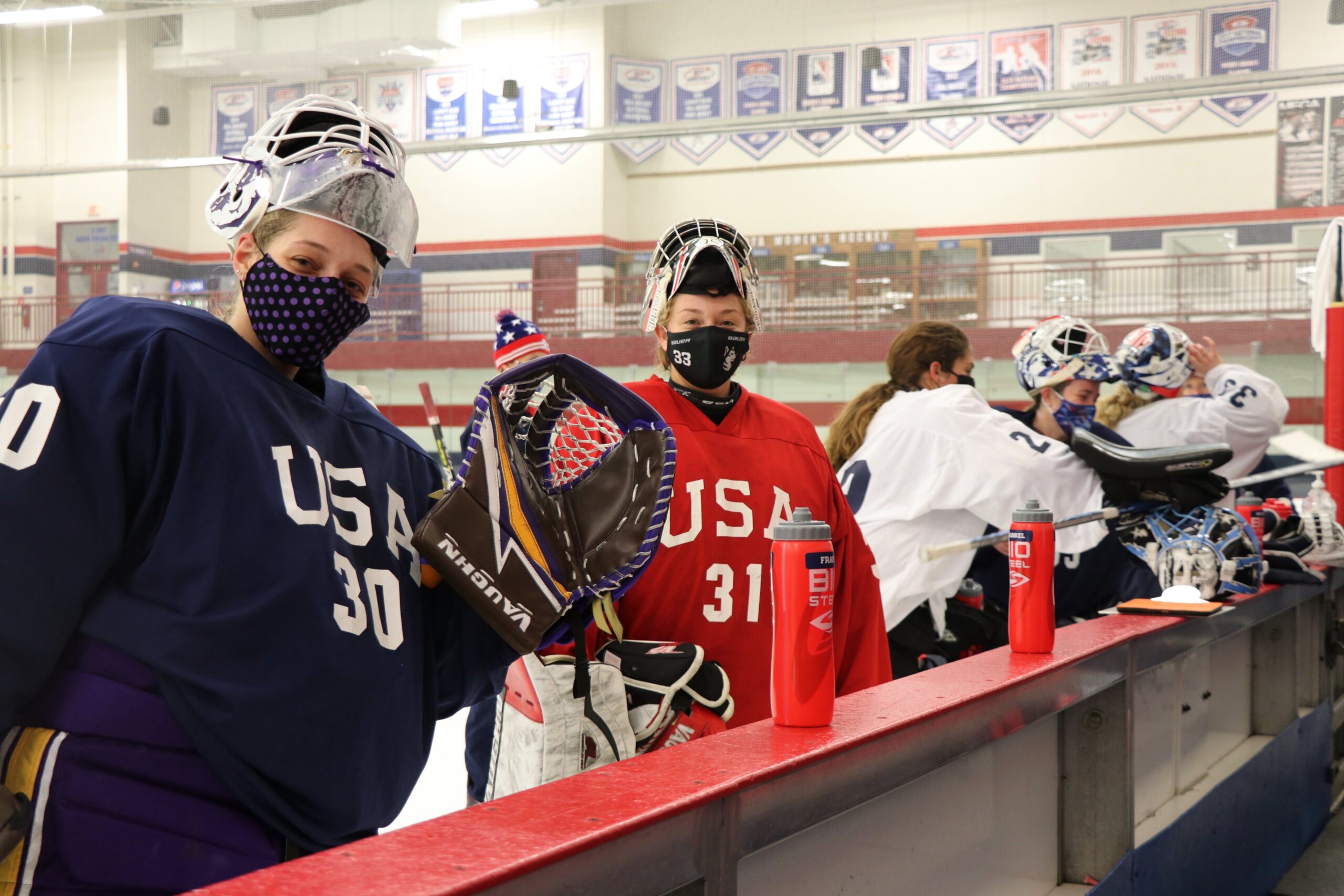 The USWNT returned to the NSC Super Rink for an evaluation camp.